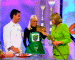 Tony Tobin, Wendy Richard, and Fern Bretton on a cooking show