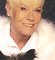 Elegant Wendy Richard, post-EastEnders, with furry friend, circa early 2007.