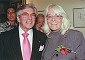 Wendy Richard with singer Frankie Vaughan, sometime in 1998.