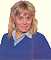 Wendy Richard wearing blue sweater, from 'Story' magazine, 1986
